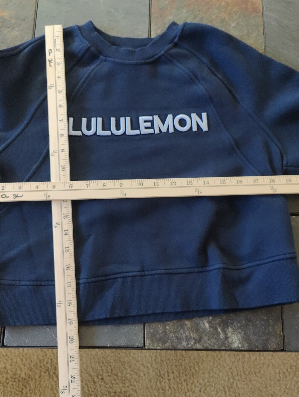 Lululemon Navy Scuba Crewneck Oversized - Picture 9 of 11
